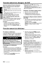 Preview for 63 page of Clarion VRX878RVD (French) Manuel Du Propriétaire