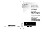 Preview for 1 page of Clarion VRX938R Owner'S Manual & Installation Manual