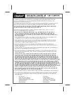 Preview for 77 page of Clarion VT1000B Owner'S Manual