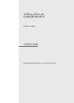 Preview for 1 page of Clarion VX316A Owner'S Manual