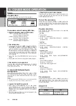 Предварительный просмотр 18 страницы Clarion VX316AU Owner'S Manual