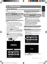 Preview for 17 page of Clarion VX401E Owner'S Manual