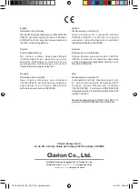 Preview for 55 page of Clarion VX401E Owner'S Manual