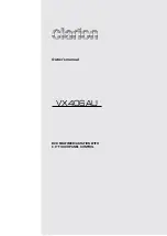 Предварительный просмотр 1 страницы Clarion vx406au Owner'S Manual