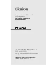 Clarion VX709A Owner'S Manual & Installation Manual предпросмотр