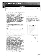 Preview for 4 page of Clarion VZ309 Owner'S Manual & Installation Manual