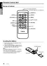 Preview for 17 page of Clarion VZ709A Owner'S Manual