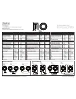 Clarion WF2520 Owners And Installation Manual preview