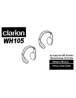 Clarion WH 105 Owner'S Manual & Installation Manual preview