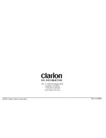 Preview for 11 page of Clarion WH 105 Owner'S Manual & Installation Manual