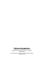 Preview for 30 page of Clarion XC1120 Owners Manual And Installation Manual