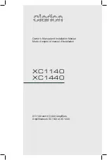 Clarion XC1140 Owners Manual And Installation Manual preview