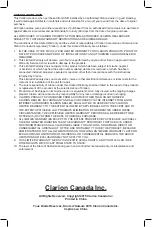 Preview for 32 page of Clarion XC1140 Owners Manual And Installation Manual