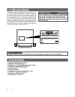 Предварительный просмотр 2 страницы Clarion XMA1 Owner'S Manual