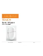 Clarisonic Touch User Manual preview