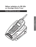 Предварительный просмотр 27 страницы Clarity 420 User Manual