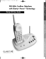 Clarity 435 User Manual preview