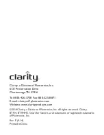 Preview for 66 page of Clarity BT914 User Manual