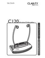 Предварительный просмотр 1 страницы Clarity C120 User Manual