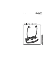 Предварительный просмотр 12 страницы Clarity C120 User Manual