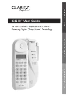 Preview for 1 page of Clarity C4210 User Manual