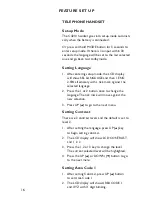 Preview for 16 page of Clarity C4210 User Manual