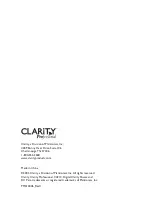 Preview for 152 page of Clarity C4210 User Manual