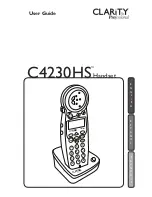 Preview for 1 page of Clarity C4230HS User Manual