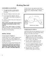 Предварительный просмотр 8 страницы Clarity C600 User Manual