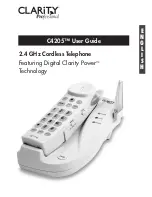 Предварительный просмотр 1 страницы Clarity Cordless Telephone User Manual