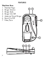 Предварительный просмотр 8 страницы Clarity Cordless Telephone User Manual