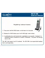 Preview for 14 page of Clarity D613 Manual