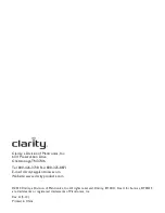 Предварительный просмотр 64 страницы Clarity E713CC User Manual