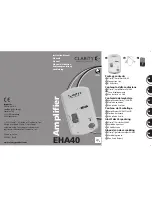 Предварительный просмотр 1 страницы Clarity EHA40 Instruction Manual