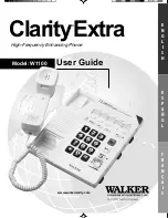 Clarity Extra W1100 User Manual preview