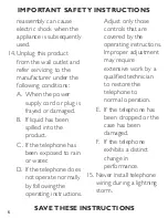 Preview for 6 page of Clarity Professional C4230 User Manual