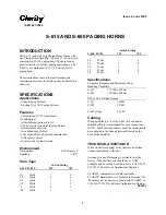 Preview for 1 page of Clarity S-615 Manual