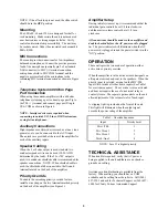 Preview for 3 page of Clarity SMA-40 Manual