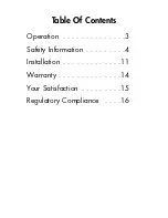 Предварительный просмотр 2 страницы Clarity SR100 User User Manual