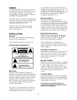 Preview for 2 page of Clarity SWM-15 Manual