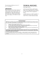 Preview for 3 page of Clarity SWM-15 Manual