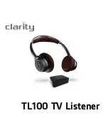 Clarity TL100 Quick Start Manual preview