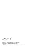 Preview for 1 page of Clarity XL-25S Operating Instructions Manual