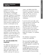 Preview for 20 page of Clarity XL-25S Operating Instructions Manual