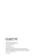 Предварительный просмотр 104 страницы Clarity XL50 User Manual