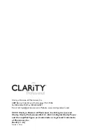 Предварительный просмотр 29 страницы Clarity XLC 3.1 User Manual