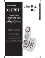 Предварительный просмотр 1 страницы Clarity XLC7BT User Manual