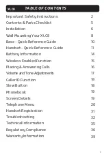 Предварительный просмотр 4 страницы Clarity XLC8 User Manual