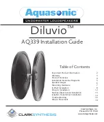 Clark Synthesis TACTILE SOUND AQ339 Aquasonic Installation Manual preview