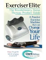 Предварительный просмотр 1 страницы Clark Wellness Exerciser? Elite Manual